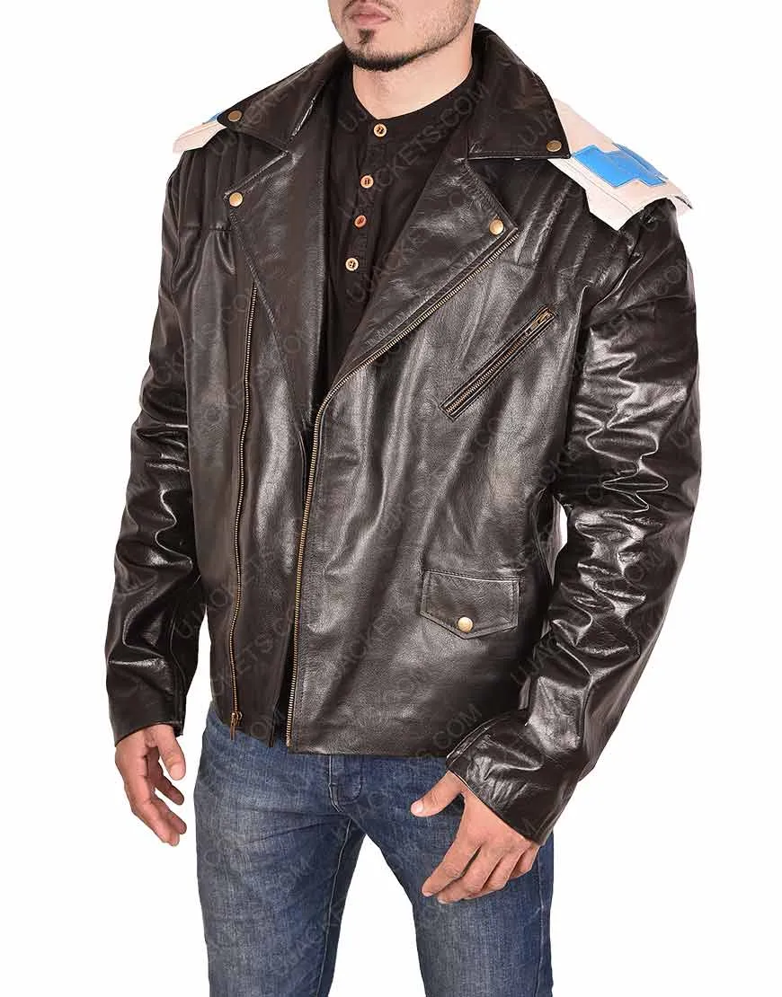 Brendan Fraser Doom Patrol Robotman Cliff Steele Leather Jacket